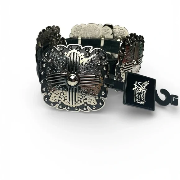 Angel Ranch Silver concho Belt NEW - Picture 4 of 5